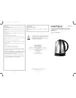 Matsui M17KSS09 Instruction Manual preview