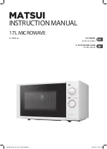 Preview for 1 page of Matsui M17MW16E Instruction Manual