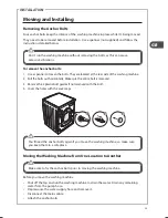 Предварительный просмотр 23 страницы Matsui M510WM13E Installation Instructions Manual