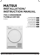 Matsui MCD7W19E Installation Instructions Manual preview