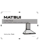 Preview for 1 page of Matsui MCH60SS Instruction Book