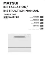 Matsui MDWTT15E Installation Instructions Manual preview