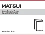 Предварительный просмотр 1 страницы Matsui MUR1107WW Instruction Book