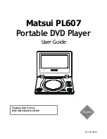 Preview for 1 page of Matsui PL607 User Manual