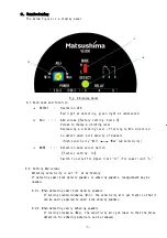 Preview for 7 page of Matsushima MVL-110 Instruction Manual