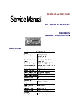 Matsushita Electric CQ-C8403W Service Manual preview