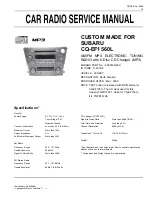 Matsushita Electric CQ-EF1560L Service Manual предпросмотр