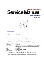 Matsushita Electric EP1015-U1 Service Manual preview