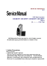 Предварительный просмотр 1 страницы Matsushita Electric VDR-M53PP Service Manual