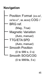 Предварительный просмотр 46 страницы Matsutec GP-280 User Manual