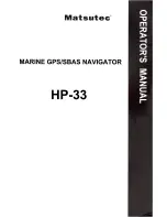 Matsutec HP-33 Operator'S Manual preview