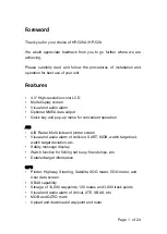 Preview for 2 page of Matsutec HP-528 User Manual