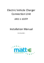 Preview for 1 page of Matte ARD-1-100TP Installation Manual