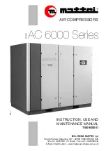 Mattei AC 6000 Series Instruction, Use And Maintenance Manual preview