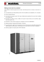 Preview for 12 page of Mattei AC 6000 Series Instruction, Use And Maintenance Manual