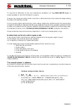 Preview for 13 page of Mattei AC 6000 Series Instruction, Use And Maintenance Manual