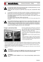 Preview for 14 page of Mattei AC 6000 Series Instruction, Use And Maintenance Manual