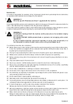 Preview for 16 page of Mattei AC 6000 Series Instruction, Use And Maintenance Manual