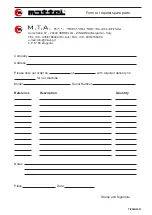 Preview for 67 page of Mattei AC 6000 Series Instruction, Use And Maintenance Manual