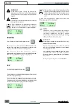 Preview for 36 page of Mattei BLADE - Plus 15 H Instruction, Use And Maintenance Manual