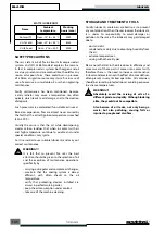 Preview for 44 page of Mattei BLADE - Plus 15 H Instruction, Use And Maintenance Manual