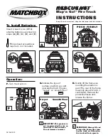 Mattel Wheels Matchbox Rescue Net Instructions предпросмотр