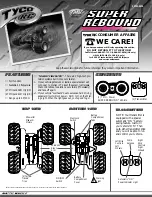 Mattel Wheels TYCO RC TMH SUPER REBOUND Instructions preview
