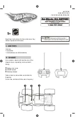 Mattel Hot Wheels R/C P0025 Instructions preview