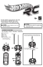 Mattel Hot Wheels RC W6458-0920 User Manual preview