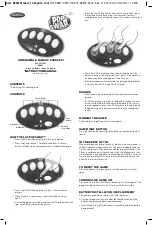 Mattel RADICA: POP SWAP Instruction Manual preview