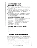 Preview for 9 page of Mattel SOCCER Instructions Manual