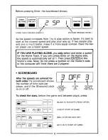 Preview for 7 page of Mattel World Championship Football Instructions Manual