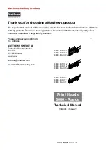 Matthews 8000+ MAXI 32v Technical Manual preview