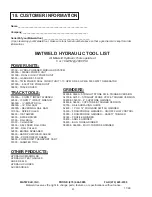 Preview for 20 page of Matweld 00800A Manual