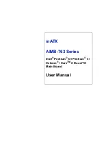 mATX AIMB-763 Series User Manual preview