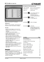 Mauell ME30 infobox connect Manual предпросмотр