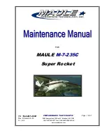 MAULE M-7-235C Maintenance Manual preview