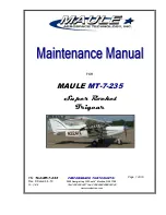 MAULE MT-7-235 Maintenance Manual preview