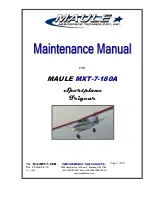 MAULE Sportplane Trigear MXT-7-180A Maintenance Manual preview