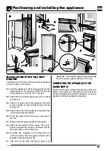 Предварительный просмотр 22 страницы Maunfeld MBF.177NFW Installation, Use And Maintenance Instructions