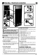 Предварительный просмотр 27 страницы Maunfeld MBF.177NFW Installation, Use And Maintenance Instructions