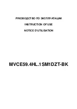 Предварительный просмотр 1 страницы Maunfeld MVCE59.4HL.1SM1DZT-BK Instructions Of Use