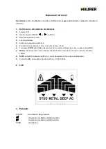 Preview for 2 page of Maurer 80235 Instruction Manual