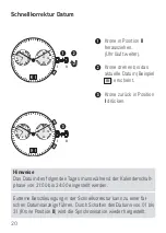 Предварительный просмотр 20 страницы Maurice Lacroix 4120.B Instructions Manual