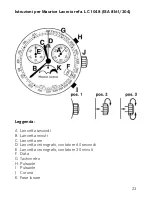 Предварительный просмотр 23 страницы Maurice Lacroix ISA 8161/204 Instructions Manual