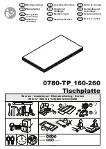 Предварительный просмотр 1 страницы Mäusbacher Komfort C 0780-TP 160-260 Assembly Instructions Manual