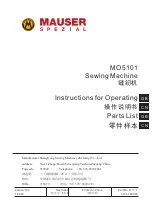 Preview for 1 page of Mauser MO5101 Manual