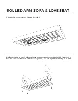 Preview for 2 page of Maven ROLLED ARM SOFA & LOVESEAT Assembly