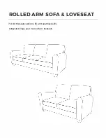 Preview for 5 page of Maven ROLLED ARM SOFA & LOVESEAT Assembly