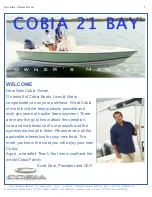 Maverick Boat Company 2012 Cobia 21 Bay Owner'S Manual preview